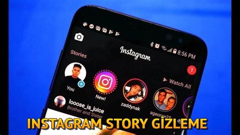 instagram hikaye gizleme kaldırma
